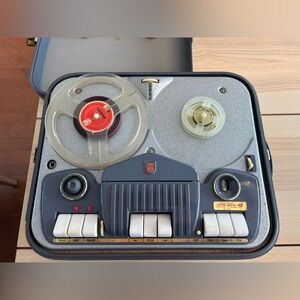 Vintage 1960! Philips reel-to-reel tape recorder (M)